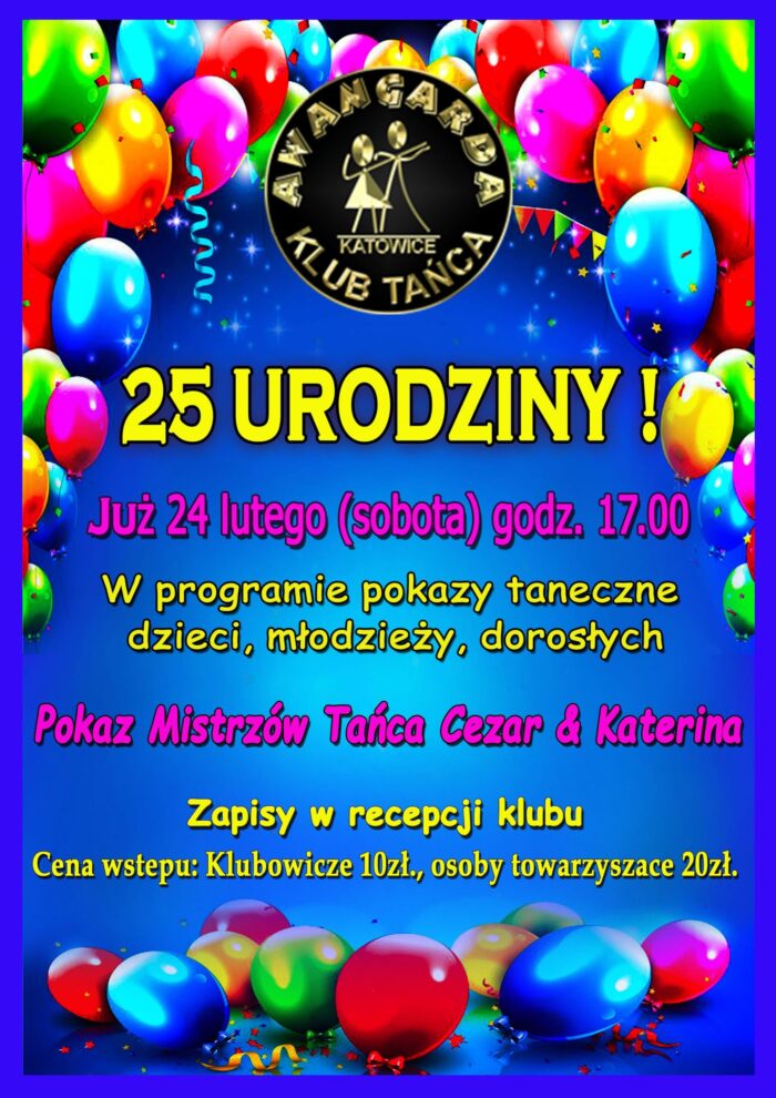 25th ANNIVERSARY of AWANGARDA DANCE CLUB KATOWICE